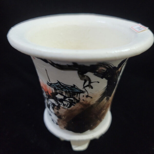 동천소 Raku pot 3"