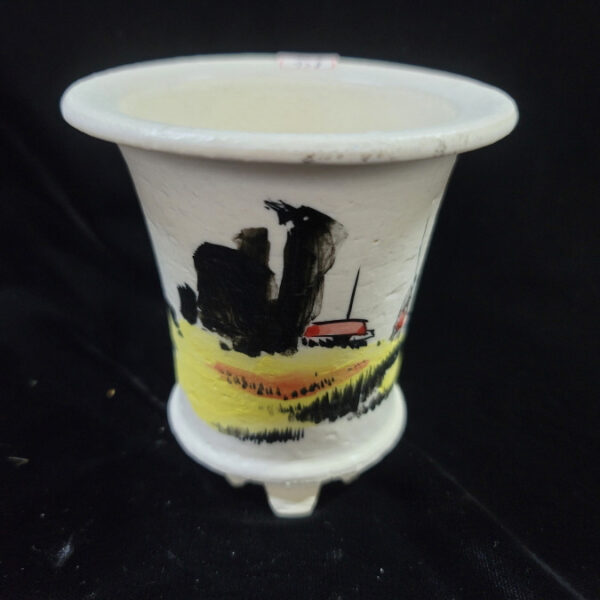 동천소 Raku pot 3"