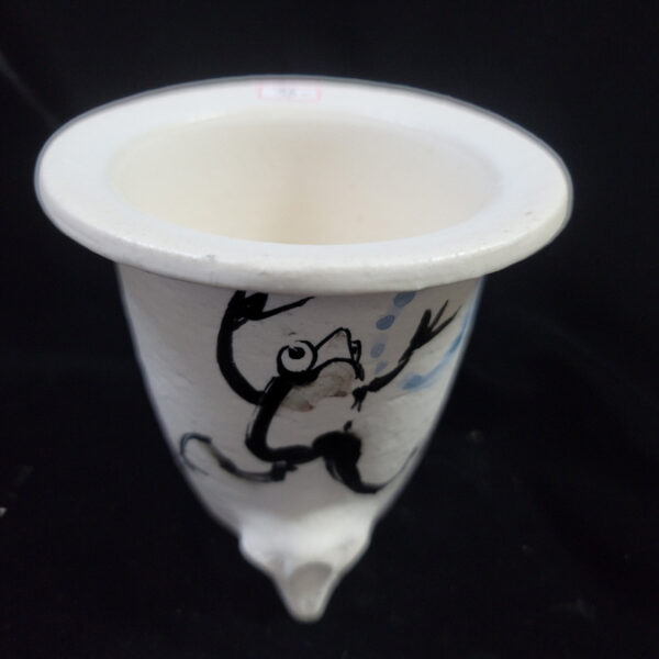 동천소 Raku pot 3.5"