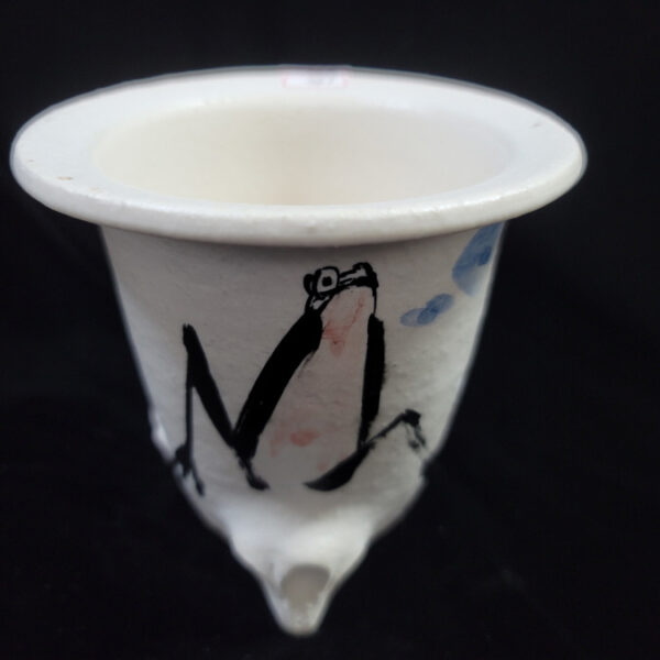 동천소 Raku pot 3.5"