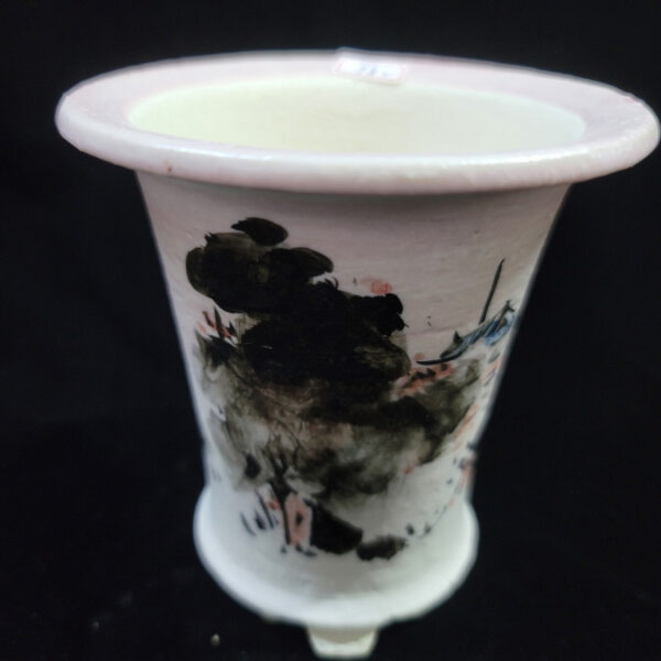 동천소 Raku pot 3.5"