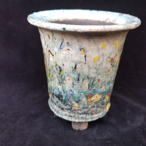 동천소 Raku pot 3"