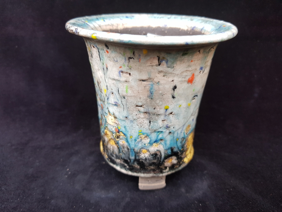 동천소 Raku pot 3" 동천소 Raku pot 3"