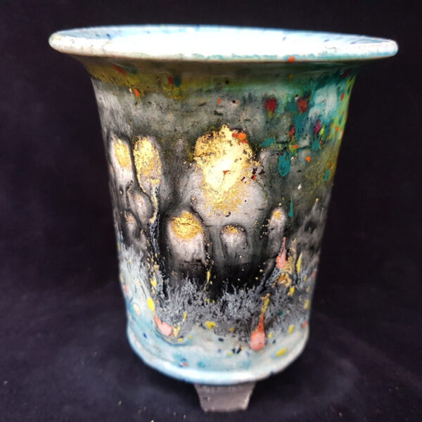 동천소 Raku pot 3"