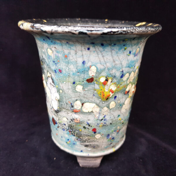 동천소 Raku pot 3"