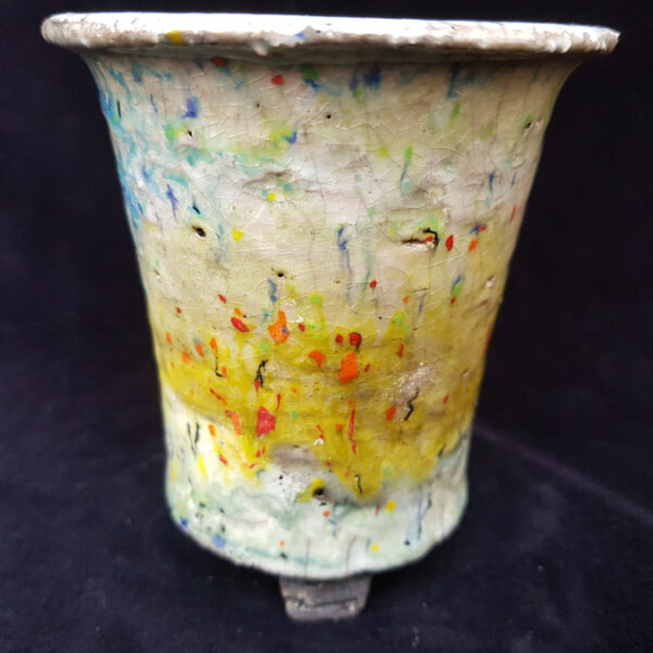 동천소 Raku pot 3"