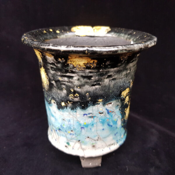 동천소 Raku pot 3"