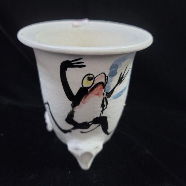 동천소 Raku pot 3.5"