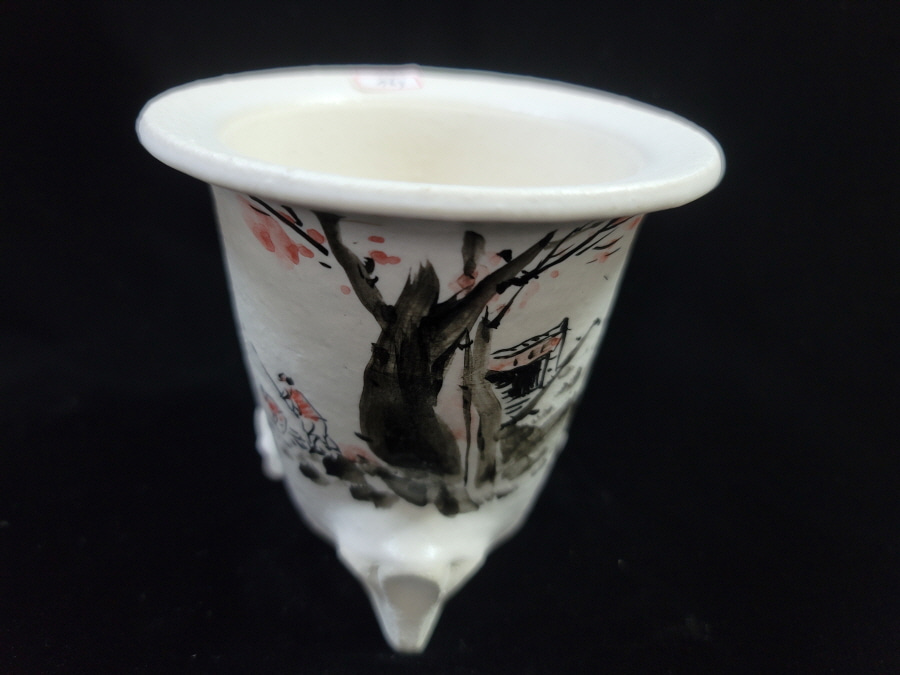 동천소 Raku pot 3.5" 동천소 Raku pot 3.5"