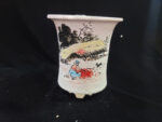 동천소 Raku pot 4"