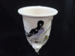 동천소 Raku pot 4"
