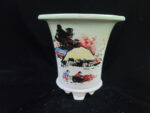 동천소 Raku pot 4"