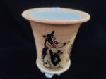동천소 Raku pot 4"