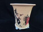 동천소 Raku pot 4"