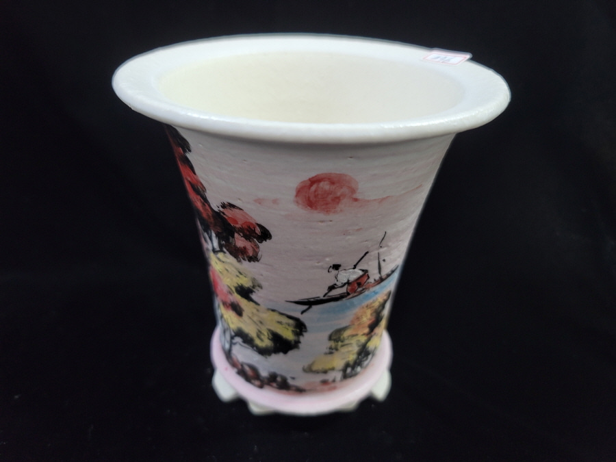 동천소 Raku pot 5" 동천소 Raku pot 5"