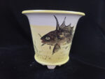 동천소 Raku pot 6"