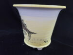동천소 Raku pot 6"